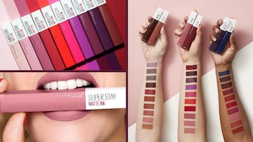 El labial Maybelline favorito de Amazon tiene acabado mate y un color intenso