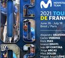 Movistar, al Tour con Valverde, Mas, Soler y Superman López