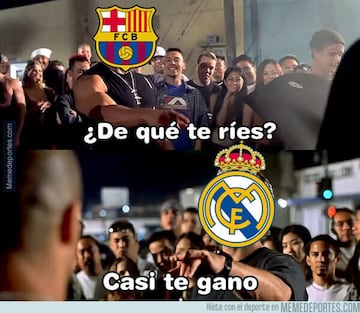 Robo, atraco... Los memes m¨¢s divertidos del Cl¨¢sico