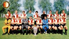 Fotografía del Feyenoord campeón de Europa en 1970.