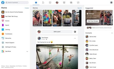 Facebook empieza a desplegar el nuevo diseño de su red social
