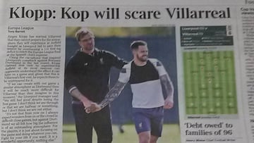 La prensa inglesa avisa: "Anfield asustará al Villarreal"