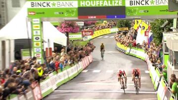 Victoria de Wellens en el BinckBank Tour.