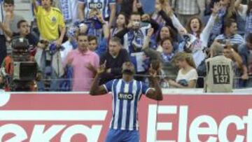 Jackson celebra el segundo gol.