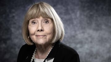 (FILES) In this file photo taken on April 5, 2019 English actress Diana Rigg poses for a photo session during the 2nd edition of the Cannes International Series Festival (Canneseries) in Cannes, southern France. - Diana Rigg, star of &#039;The Avengers&#039; and &#039;Game of Thrones&#039; has died at the age of 82, her agent has said. (Photo by JOEL SAGET / AFP)