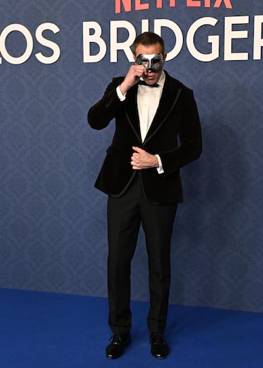 Fernando Gil durante el baile de máscaras de la serie 'Los Bridgerton' en Madrid. 
 
 
 