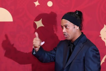 Ronaldinho was among the guests at the draw.