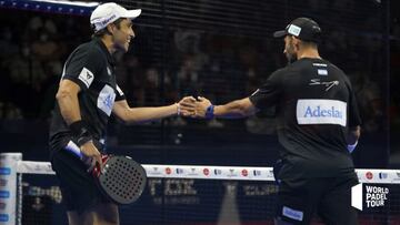 Fernando Belasteguín y Sanyo Gutiérrez en el Estrella Damm Valencia Open.