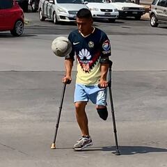 Saúl Rodríguez domina la pelota para cumplir su sueño