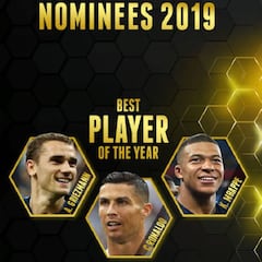 Griezmann, Cristiano y Mbappé, finalistas de los Globe Soccer