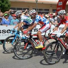 Los españoles en la Vuelta: Valverde da un golpe de efecto