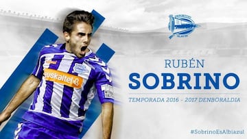 Rubén Sobrino heads to Alavés.