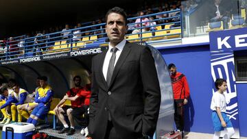 Julio Velázquez durante un partido con el Alcorcón.