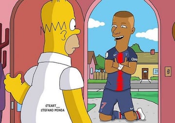 Figuras del fútbol mundial echas al estilo de Los Simpsons