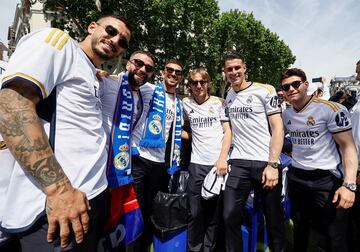 joselu, Dani Carvajal, Dani Ceballos, Luka Modric, Kepa Arrizabalaga y Fran García.