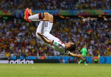 Miroslav Klose se constituyó en el máximo goleador de los Mundiales.