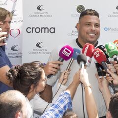 Ronaldo, protagonista en el torneo de golf benéfico de El Escorial