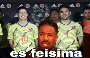 La Selección Colombia presentó su nueva camiseta y los memes no se hicieron esperar. 