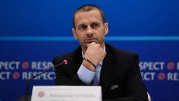 Aleksander Ceferin, presidente de la UEFA.