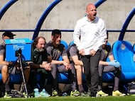 José Alberto, entrenador del Racing.
