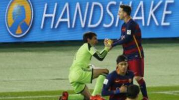 Messi. con Barovero.