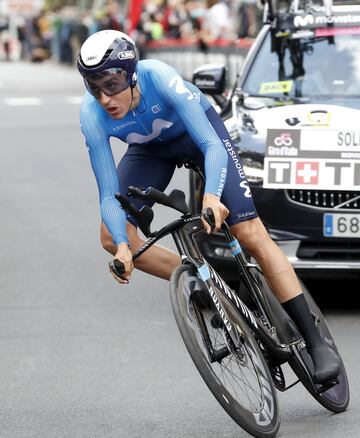 Mikel Landa durante la primera etapa del Giro de Italia