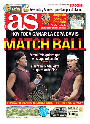 Rafa Nadal a través de las portadas de As