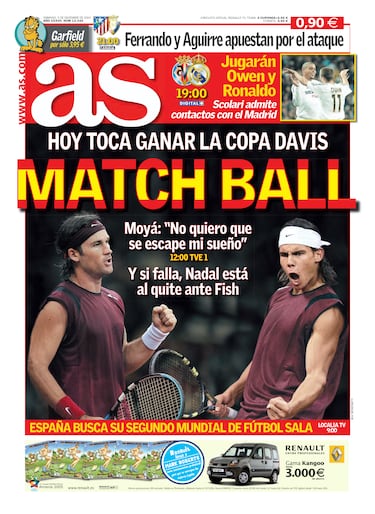 Rafa Nadal a través de las portadas de As