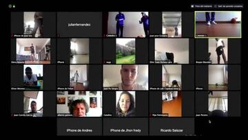 Así es el trabajo de Millonarios de manera virtual