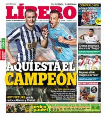 Portadas de la prensa deportiva