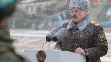 Archivo - El presidente de Bielorrusia, Alexander Lukashenko