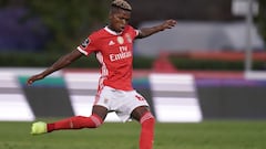 OEIRAS, PORTUGAL - AUGUST 17:  Florentino Luis of SL Benfica in action during the Liga NOS match between Belenenses SAD and SL Benfica at Estadio Nacional on August 17, 2019 in Oeiras, Portugal.  (Photo by Gualter Fatia/Getty Images)