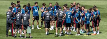 La selección se prepara para el debut ante Portugal