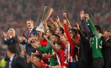 El Atlético de Madrid campeón de la Europa League por tercera vez.