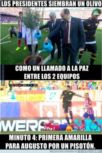 Los memes más divertidos del Atlético-Sevilla