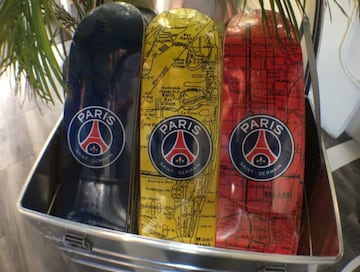 The store is located in the Wynwood neighbourhood of the city and features limited edition PSG branded products such as skateboards, headphones and sneakers.