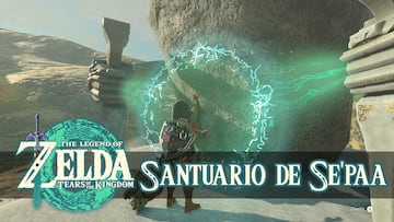 the legend of zelda tears of the kingdom nintendo switch guia santuario se'paa