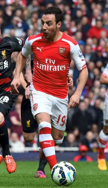 Santi Cazorla del Arsenal.