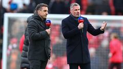 Este video causa furor en Inglaterra: Carragher y Neville en el 7-0 del Liverpool al United