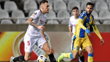 Ocampos, ante el APOEL.