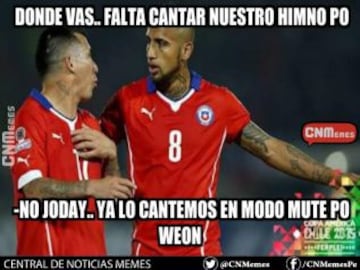 Los mejores memes del Perú - Chile