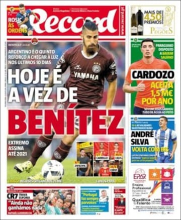 Portadas de la prensa mundial