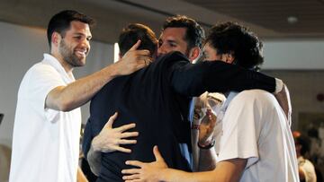 04/04/17 DESPEDIDA DE ANDRES NOCIONI JUGADOR DE BALONCESTO DEL REAL MADRID RETIRADA 