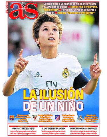 Las portadas de AS de enero