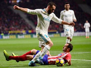 Dani Carvajal and Diego Godín.