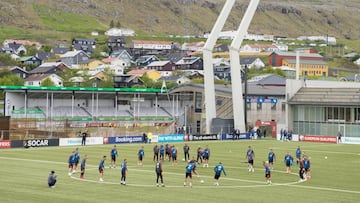 Entrenamiento de Espa&ntilde;a.