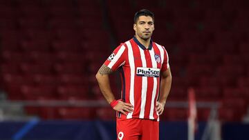 Luis Suárez con el Atlético.