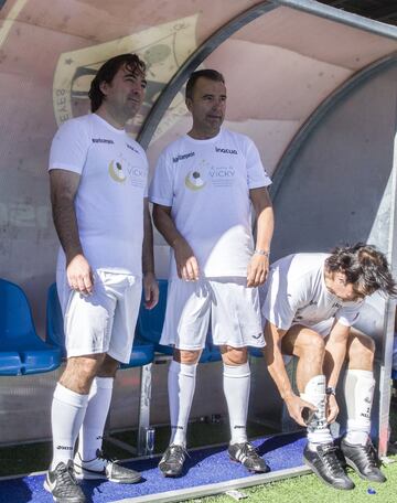 Martín Presa, presidente del Rayo Vallecano junto José Antonio Luque.