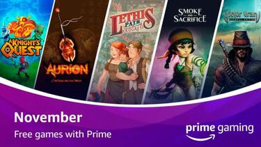Juegos gratis de noviembre en PS Plus, Xbox Gold, Prime Gaming y Stadia Pro