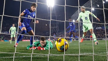 El Getafe pone frenético al Barça